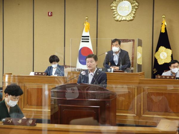 2021. 07. 28. 제302회 하동군의회 임시회 제2차 본회의(5분 자유발언 - 정영섭 의원)